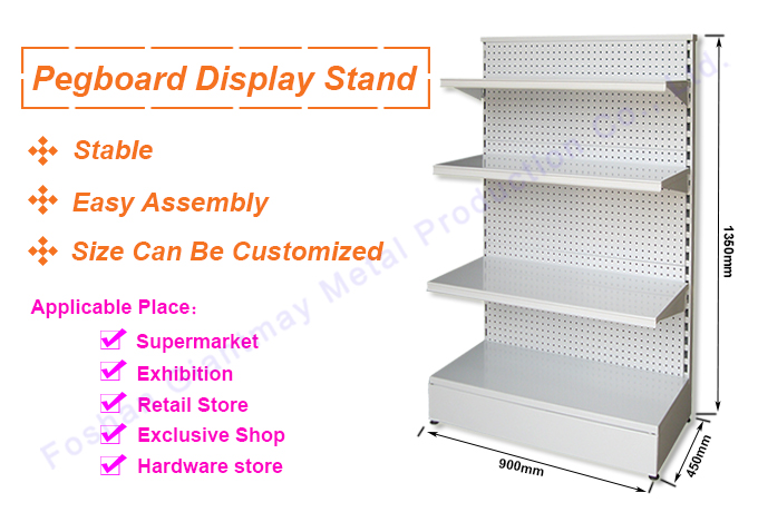 DR012 Gondola Pegboard Display Stand - Image 2