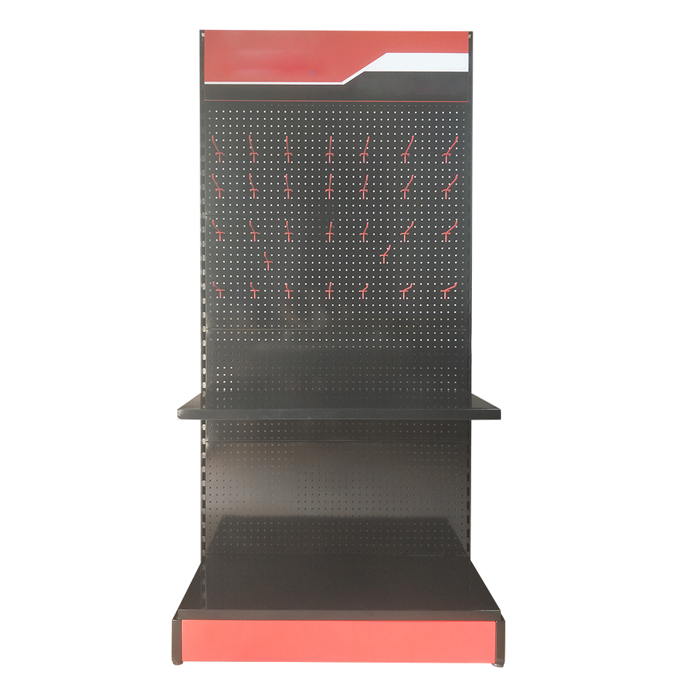 DR004 Wholesale Retail for Store Metal Pegboard Display Rack Accessories Shelves Display Stand for Hand Tools with Hook - Image 2