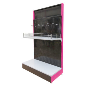 DR005 Flat Header Pegboard Display