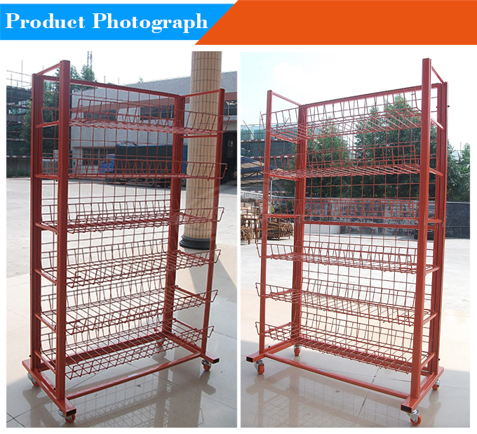 DR056 Wire Grid Baskets Display Stand - Image 2