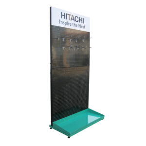 DR023 Flat Header Pegboard Display