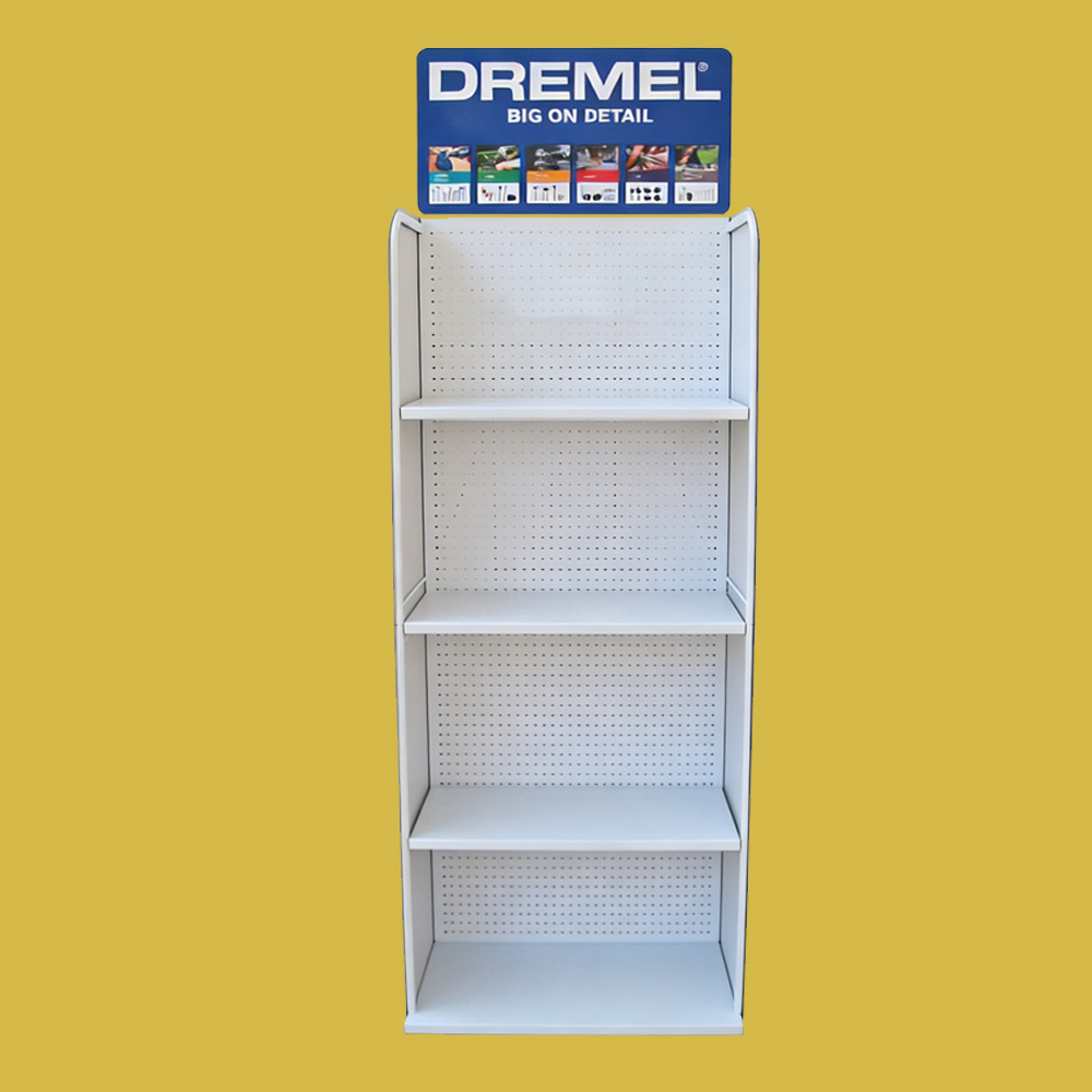 DR027 Pegboard Stand with Side Boards - Image 2