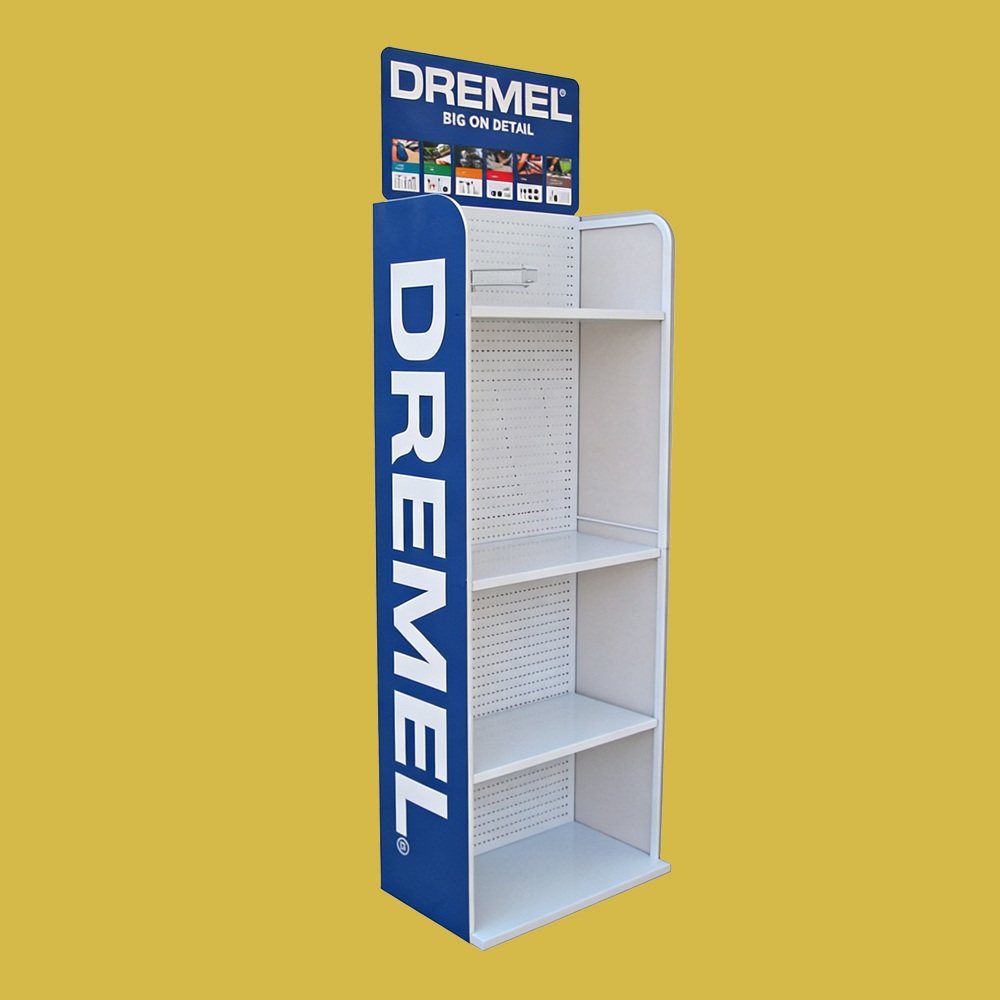 DR027 Pegboard Stand with Side Boards - Image 3