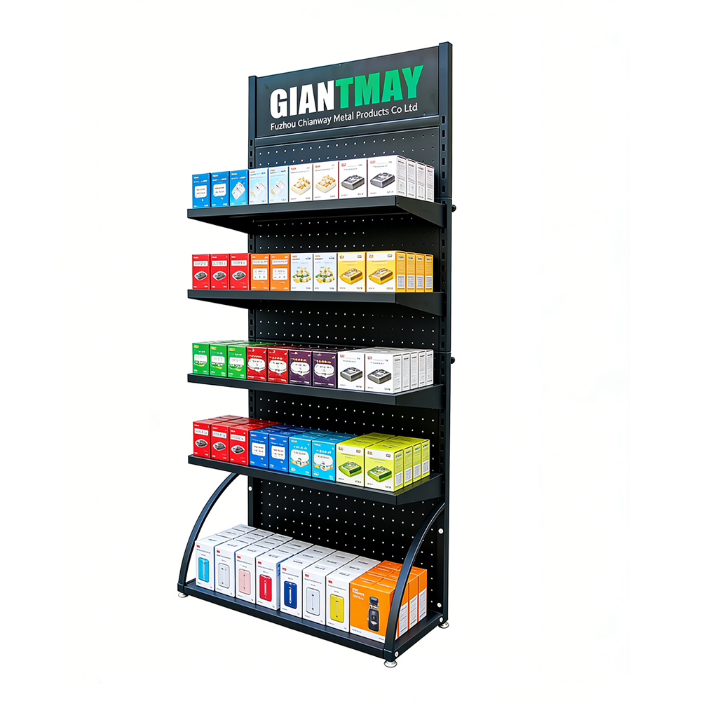 DR043-A Arc Bottom Pegboard Display