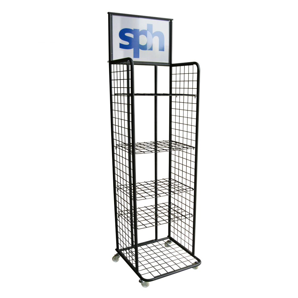 DR052 Wire Stand With Wheels - Image 2