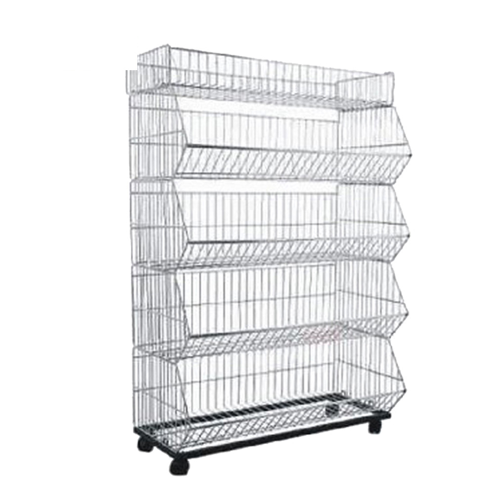 DR070 Wire Basket Snack Display Stand