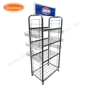 DR163 Mesh Shelves Snack Display